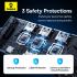 Baseus UltraJoy Series 10-Port HUB Docking Station, Type-C to HDMI, VGA, 3xUSB 3.0, PD, RJ45, SD/TF - Space Gray